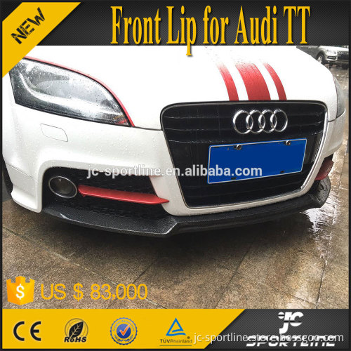 Carbon Fiber TT RS Bumper Lip for Audi 2D Coupe TTS 08-14
